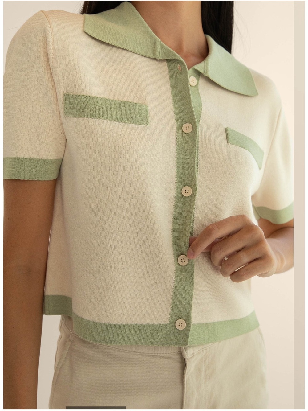 Oak and fort polo sweater - Picture 2 of 5